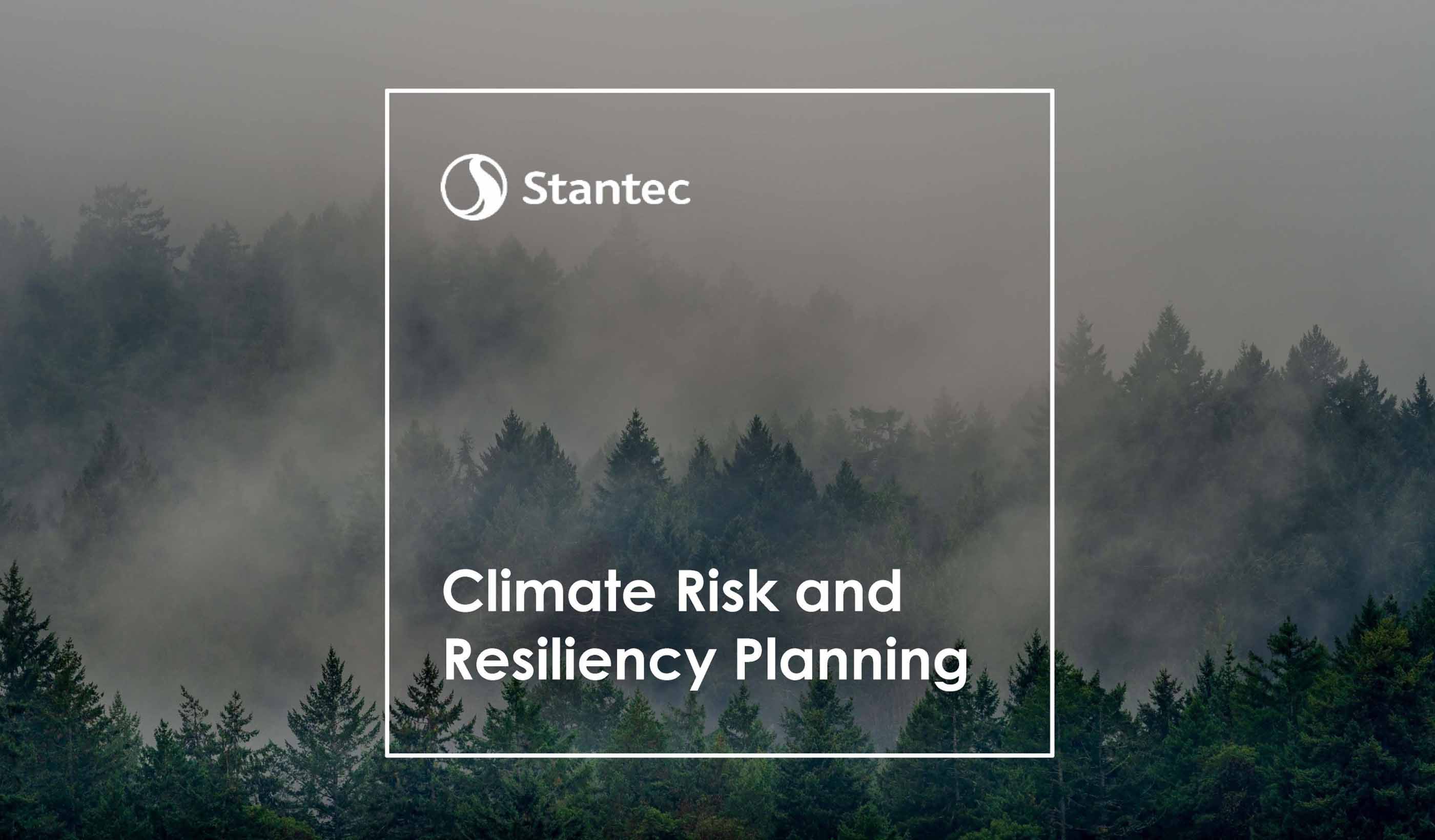 Climate Change & Resiliency Planning